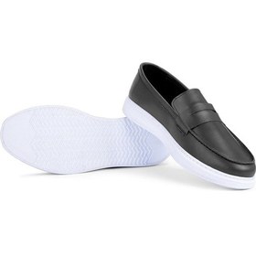 Resim Trim Hakiki Deri Erkek Günlük Ayakkabı Loafer Ayakkabı, Hafif Ayakkabı, Yazlık Ayakkabı 
