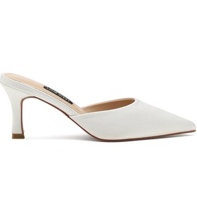 Resim Nine West Vova 2fx Kırık Beyaz Kadın Topuklu Terlik 