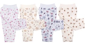 Resim Sevi Bebe Ayaksız Alt Pijama - Beyaz 6 Ay 