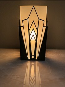 Resim Opencart Grönö Lamba 2 İçin Art Deco Abajur Sadece Plastik Aparattır 