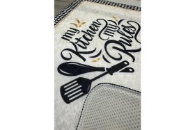 Resim Tekno Trust Plastik Bulaşık Kurutma Matı Kurulama Kurutma Örtüsü Tezgah Üstü Bulaşıklık 40X50CM Yıkanabilir 35 