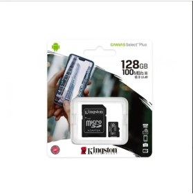 Resim Kingston 128 GB Kingston Micro Sd Card CL10 Canvas SDCS2/128GB 