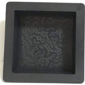 Resim Plastik Parke Taşı Kalıbı Tekli Kırçıllı Kare 2 (10 Adet) 