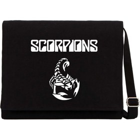 Resim Scorpions Classic Siyah Kanvas Postacı Çantası - Siyah 