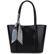 Resim Tamer Tanca Kadın Suni Deri Siyah Kroko Omuz Çanta 921 26857-1 Bn Cnt Sk25-26 Sıyah Kroko Siyah 