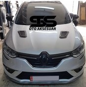 Resim Renault Megane 4 Uyumlu Piano Black Kaput Üstü Havalandırma Izgarası (01) (Sts Oto Aksesuar) 