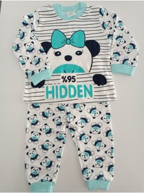 Resim Süpermini Çocuk Bebek Pijama Takımı 