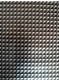 Resim Venilia Metalik Kare Desenli Dekoratif Yapışkanlı Folyo 