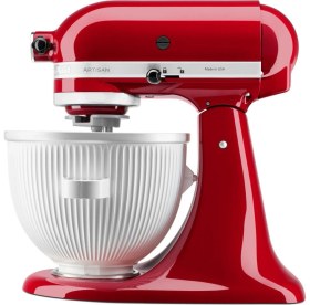 Resim Kitchenaid Dondurma Aparatı 250 W Güçlü 1,9 L Kapasiteli Modern Tasarım Mutfak Robotları 