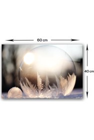 Resim Decorita Kış Küresi Desenli | Cam Ocak Arkası Koruyucu | 40CM x 60CM 