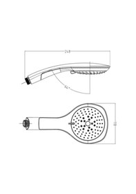 Resim Tema Bianco 5 Fonksiyonlu El Duş Başlığı - 55085 Diğer 