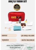 Resim Profesyonel Taşınabilir Acil Durum Kiti Ev Iş Yeri Araba Okul Deprem Ecza Ilk Yardım Bez Çantalı Set 