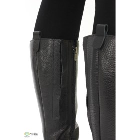 Resim Mammamia Kadın Hakiki Deri Lastik Detaylı Kalın Topuklu Çizme M25/KC2035 