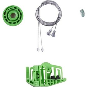 Resim Bmw 1 E87 Hb 2004-2012 için Arka Sol Cam Tel Halat Kriko Tamir Se 