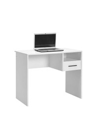 Resim White Genç Odası Çekmeceli Çalışma Masası - Beyaz 