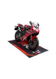Resim GP Kompozit Honda RR Universal Motosiklet Halısı Siyah-Kırmızı 