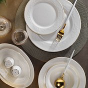 Resim Aryıldız Marta Gold 58 Parça 12 Kişilik Yemek Takımı 