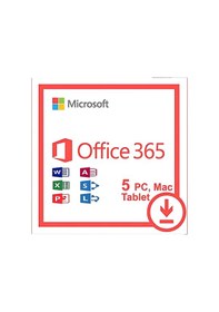 Resim Office 365 Lisans Hesabı 5 Pc/mac Apple Uyumlu iOS Ve Android 