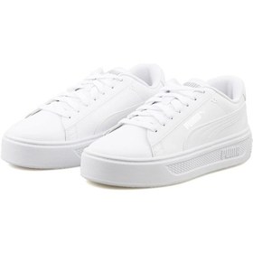 Resim Puma Smash Platform V3 Sneaker Günlük Spor Ayakkabı 39075801 Beyaz 