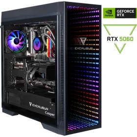 Resim CASPER Excalibur E75L.144F-DF60X-0SD Core i5-14400F 32GB RAM 1TB SSD Nvidia GeForce RTX 5060 Freedos 