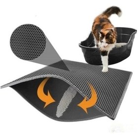 Resim Dodes Kedi Tuvalet Önü Paspası Büyük Boy Çok Renkli 