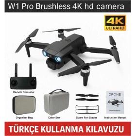 Resim W1 Pro S 4K Drone – Katlanabilir, Fırçasız Motorlu, Engel Algılamalı Mini Quadcopter 