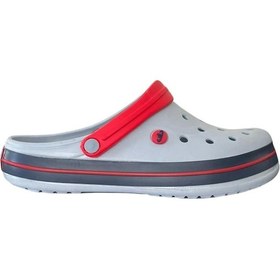 Resim Akınal Bella E195 Gri-lacivert Kadın Hastane Sabo Terlik Sandalet 6860 Çok Renkli 