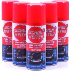 Resim SCHON WEITER 5'li Avantaj Set, Araç Klima Temizleyici & Hava Temizleyici & Klima Bombası 150 ml 
