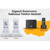 Resim Swissvoice Gigaset C530 3 Dahili Telsiz Kablosuz Telefon Santrali 