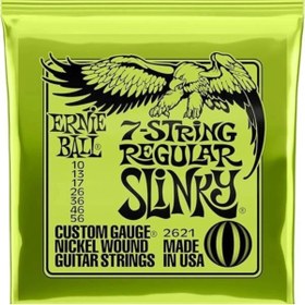 Resim AyrStore Normal Slinky 7 Telli Nikel Yara Elektro Gitar Telleri, Ölçü 10 56 
