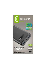 Resim Cellular Line CELLULARLINE PD 20W HIZLI ŞARJ 10.000 MAH POWERBANK - SİYAH 