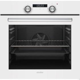 Resim Simfer SB8204 Diamond 66 LT Ankastre Fırın Beyaz 