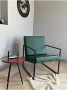 Resim WATERYBROOK Ofis Büro Koltugu Deri - Tekli Koltuk - Bahçe - Balkon Mobilyası - Siyah Metal - Deri 