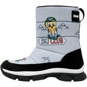 Resim Kadın Vegan Gri Kar Botu - Warner Bros Looney Tunes Ski Club Tasarım 