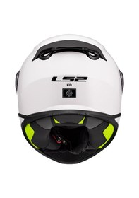 Resim Ls2 Ff812 Kıd Çocuk Kapalı Motosiklet Kaskı Beyaz 