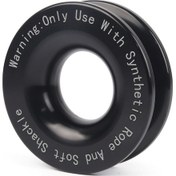 Resim Vinç Kapma Kurtarma Halkaları 41000lbs Kopma Mukavemeti Halat Tutma Ka Siyah 