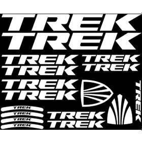 Resim Beyaz-30 Cm-trek Bisiklet Çıkartmaları Çerçeve Araba Etiket Döngüsü Bisiklet Tuning Jant Tekerlek Çıkartması Log 