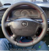 Resim Opel Vectra B Kasa Araca Uyumlu Direksiyon Kılıfı Soft Nokta Ben 