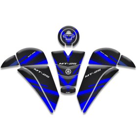 Resim YAMAHA MT25 TANK PAD SET (2020/2024) UYUMLU 04 