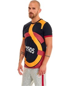 Resim Galatasaray Forma T-Shirt Siyah 
