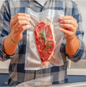 Resim Vakur Tırtıklı Vakum Makinesi Poşeti- Torbası - 25x30 Cm - 125 Adet 