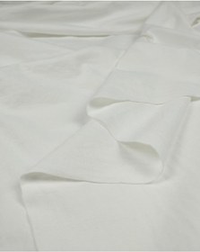 Resim Beyaz Renkte Jarse Kumaş 140x180cm-11078 