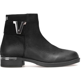 Resim Venüs 2553202k Kadın Hakiki Deri Klasik Bot Siyah Siyah 