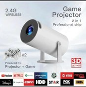 Resim Kensa F300 Oyun Konsollu Projektör 2 In 1 Game Projektor Yeni Nesil 