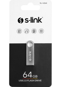 Resim S-link Sl-u264 64 Gb Usb 2.0 Taşınabilir Flash Bellek Pc, Mac, Tv Ve Oto Teyp Uyumlu 