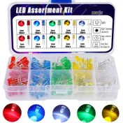 Resim Wangxi 100 200 Adet 3mm 5mm Yuvarlak Led Işık Diyot Kit Dıy Lüminesan Kutu 