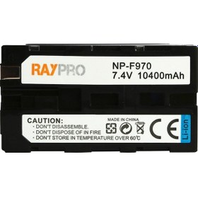 Resim Sony Kameralar Ve Led Işıklar Için Np F970 Batarya Pil 