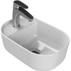 Resim Turkuaz Seramik Aqua 42 x 28 CM Tezgah Üstü Çanak Lavabo 