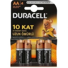 Resim Duracell Aa Kalem Pil 4'lü 
