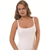 Resim 3 Adet Nbb Bayan İp Askılı Kare Yaka Atlet 662 Beyaz 